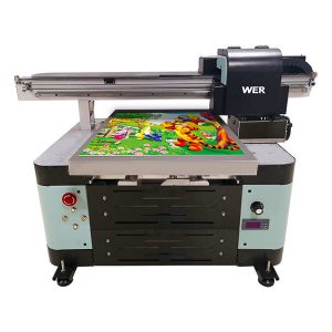ए 2 आकार uv flatbed प्रिंटर मेटल / फोन केस / ग्लास / पेन / मग