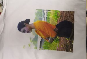 WER-EP6090T प्रिंटर वरून बर्मा क्लायंटसाठी टी शर्ट प्रिंटिंग नमुना